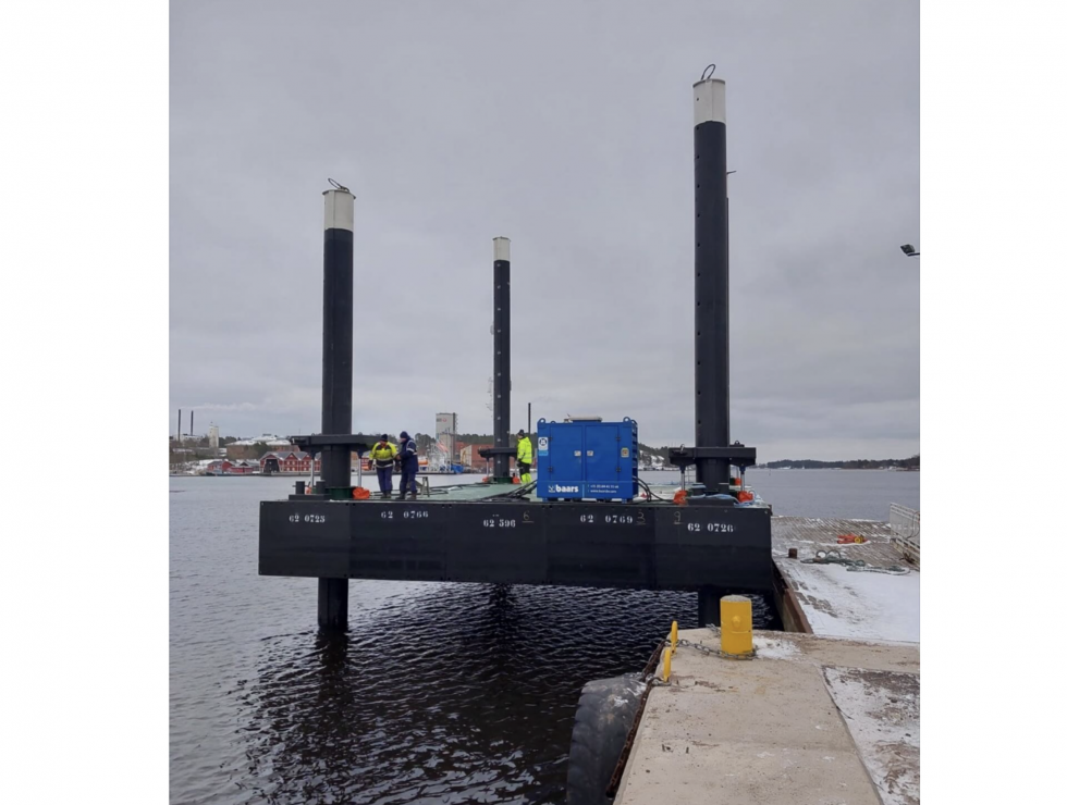 Ny offshore Jack-up för renoverringsarbet i Ålandshav