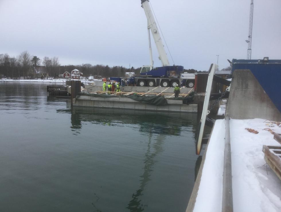 New harbur ramp