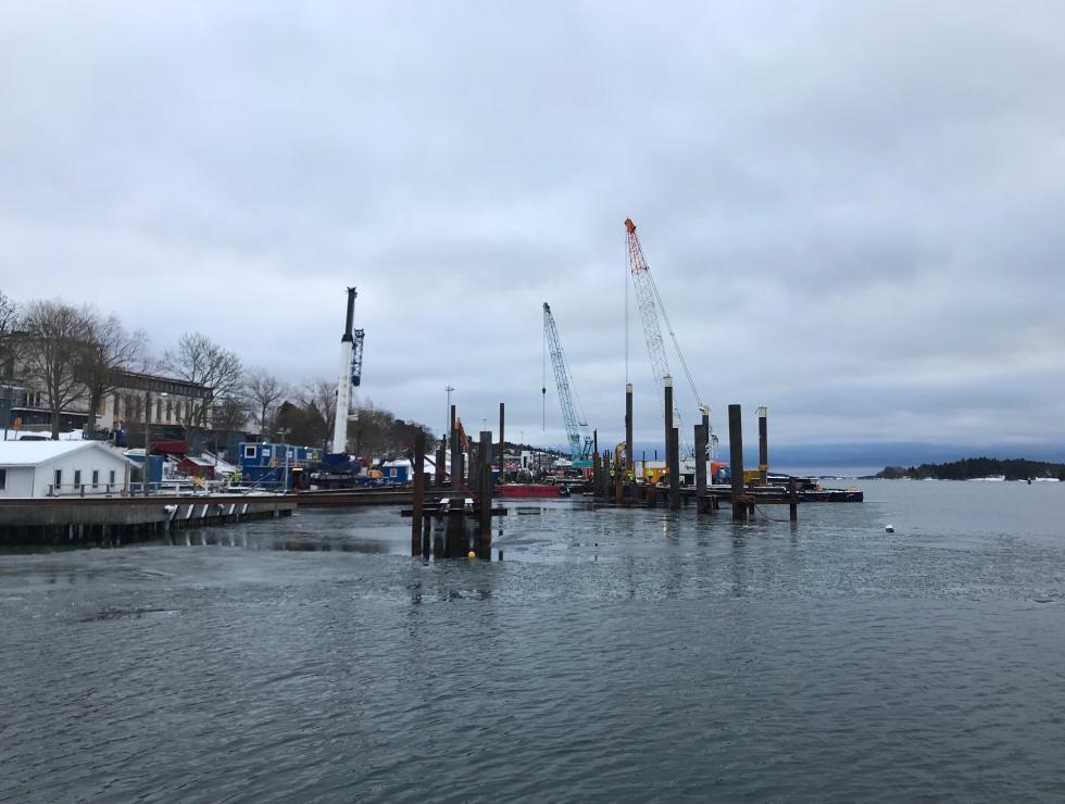 Pommerndockan pålning