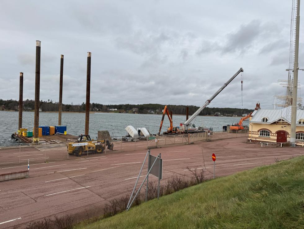 Kryssnings kaj Mariehamn