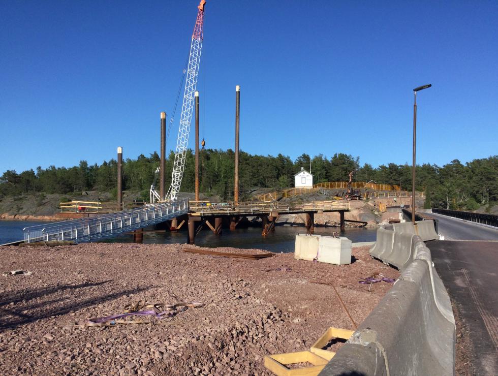 New bridge Bomarsund
