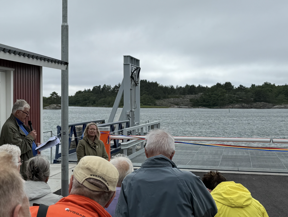 Invigning av den nya hamnen