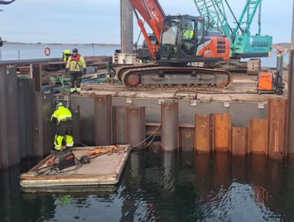Spontning påbörjad