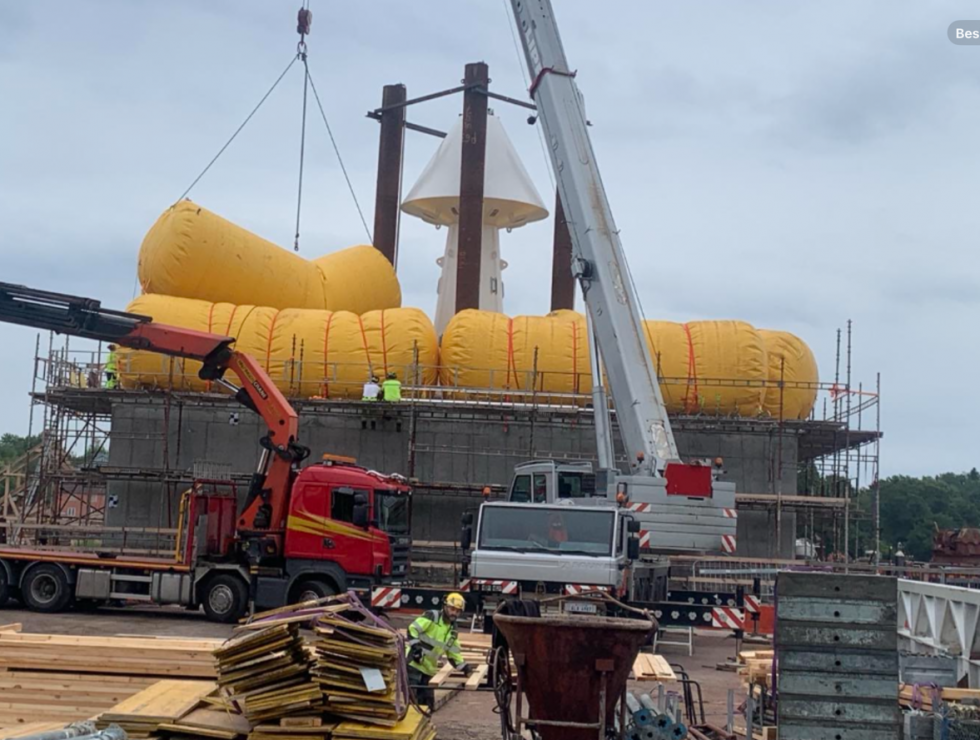 Fundament klart för avfärd