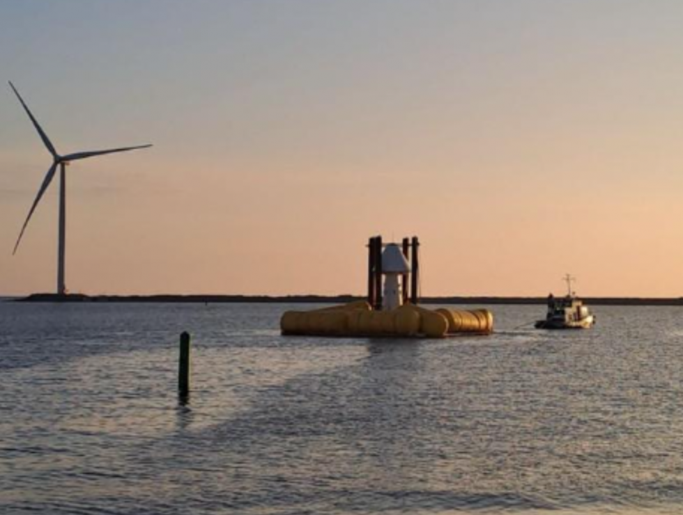 Lowered on 14 m in Gulf of Bothnia