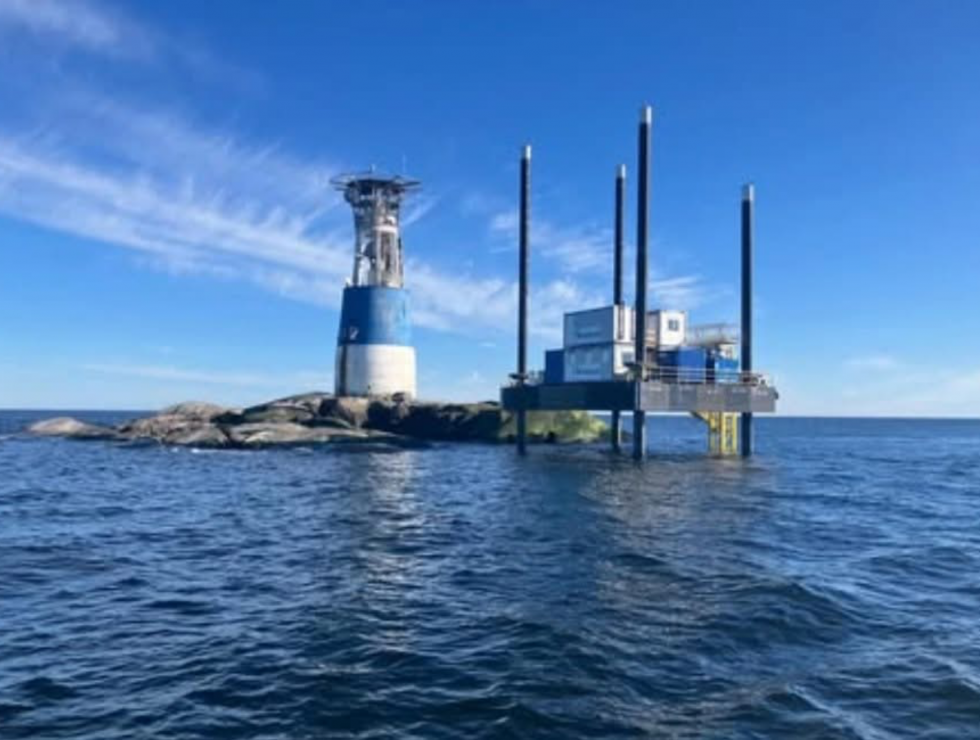 New Jack Up on work on Bogskär